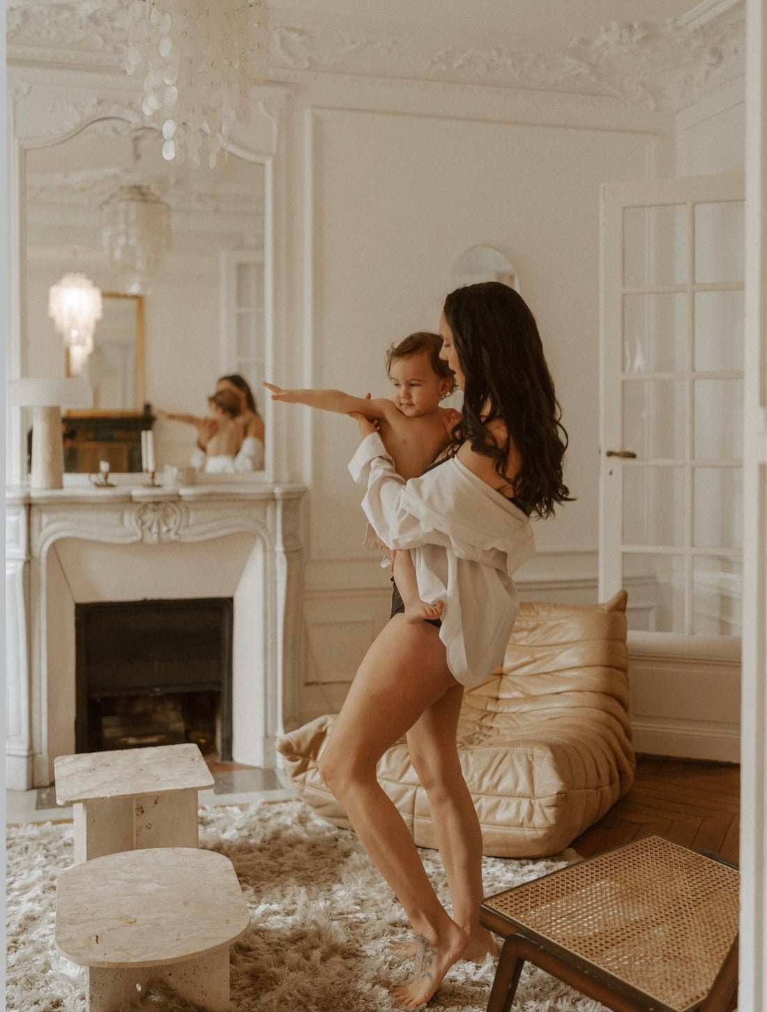 Location appartement haussmannien pour shooting maternité et newborn à Paris